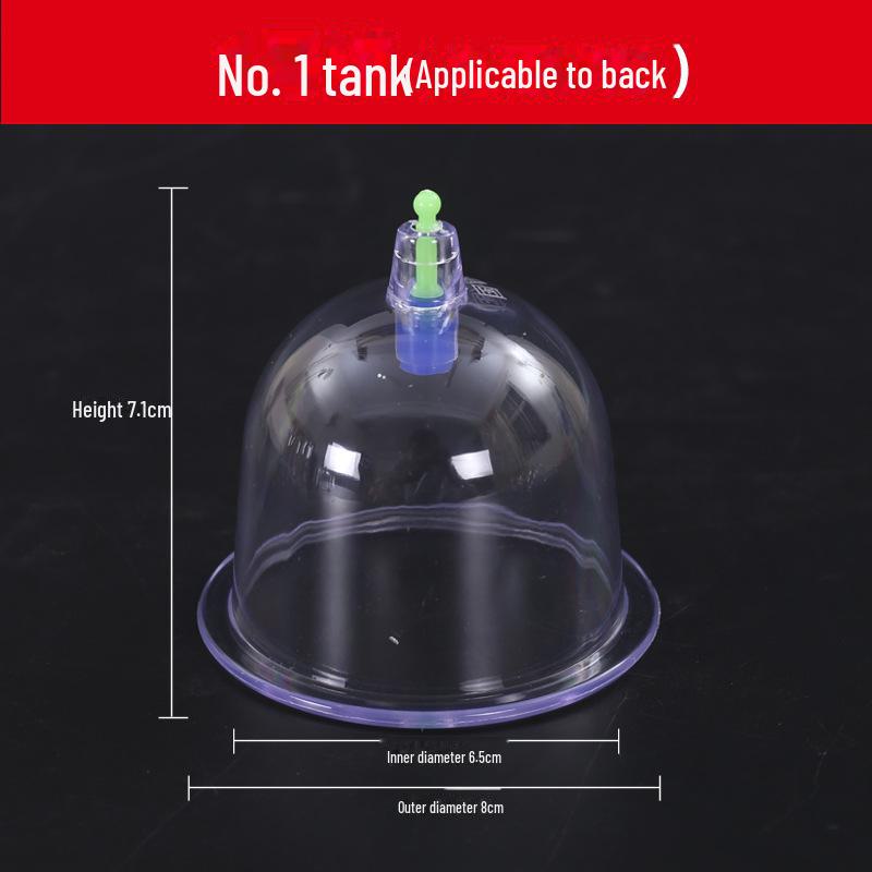 Home Vacuum Cupping Device - Large Single Tank Set for Medical Use