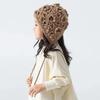 Handmade Kids Knitted Hat Crochet Princess Cap Breathable Beret Cap  for Child Girls