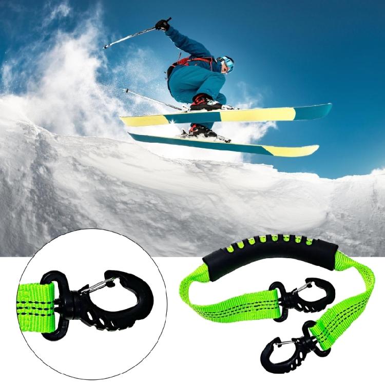 Reflektierender Rollschuhschuhriemen mit Antirutschpolster und Haken Tragbare leichte Skischuh-Träger Schulterleine