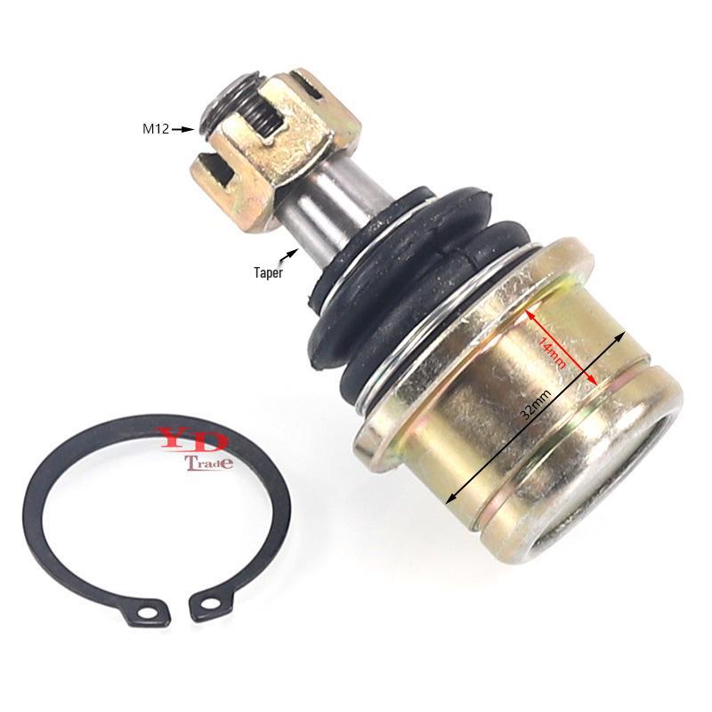 ATV Go-Kart Steering Tie Rod Ball Joint - M12 Tapered Rocker Arm for 200/250cc Beach Vehicles