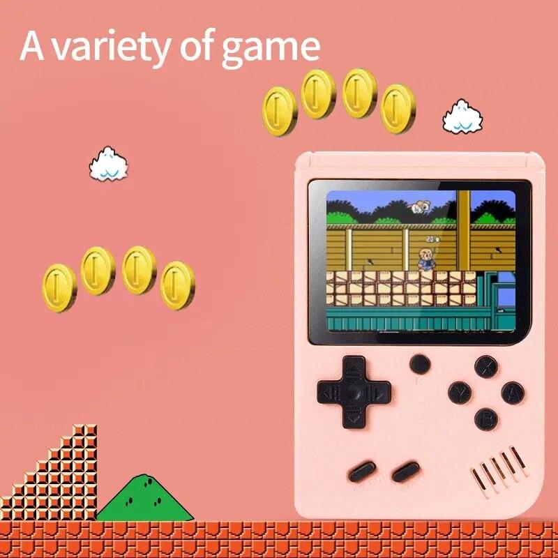 Retro Portable Mini Handheld Video Game Console 8 Bit 2.4 Inch Color LCD Kids Color Game Player Built In 500 Games Mini Sup Gift