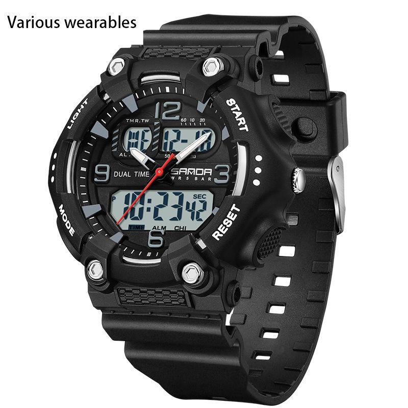 New Couple Electronic Watch Junior High School Student Multifunctional Outdoor Sports Electronic Watch