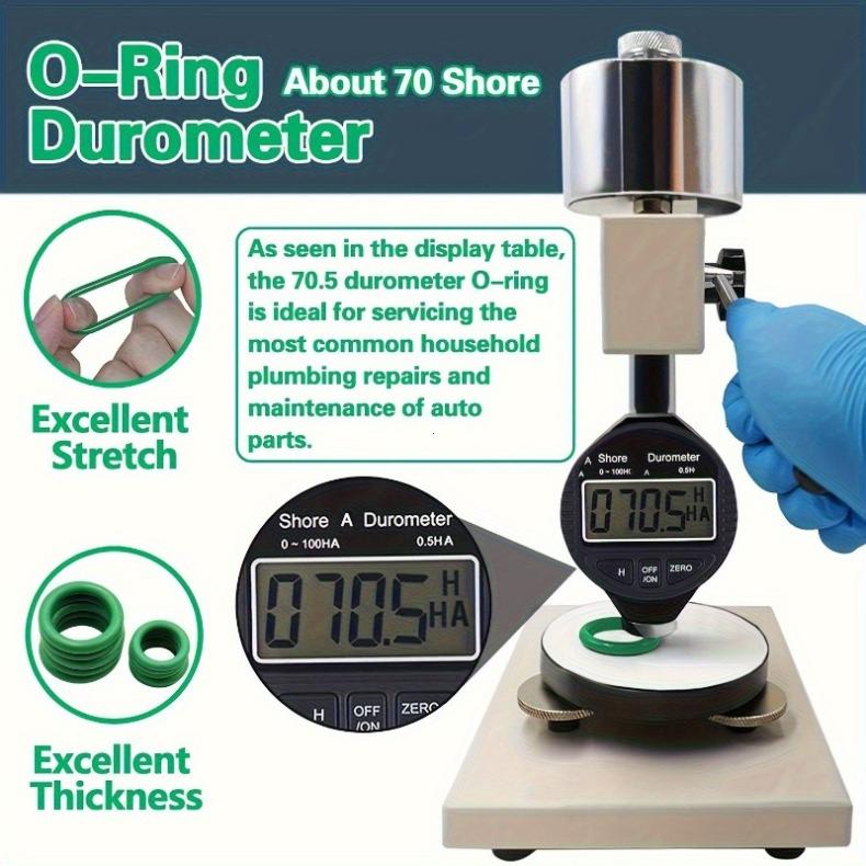 Kit assortito di O-ring per aria condizionata 595 pezzi, set assortito 36 misure, anello di tenuta in gomma tipo O, accessori in gomma, manutenzione