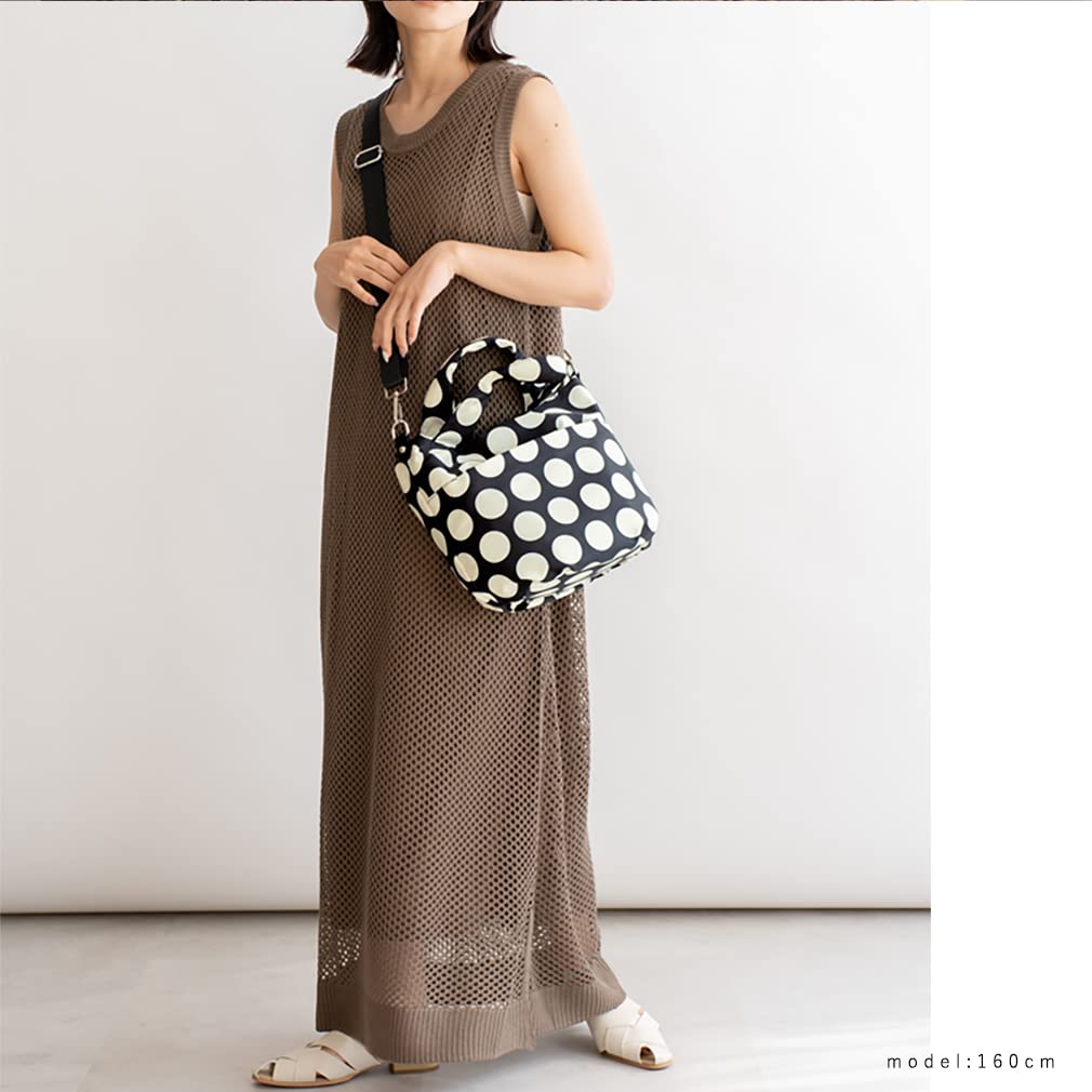 VITAFELICE Damen Nylon 2-Wege Ballon-Tragetasche (vnsb-725z) (Punkt)