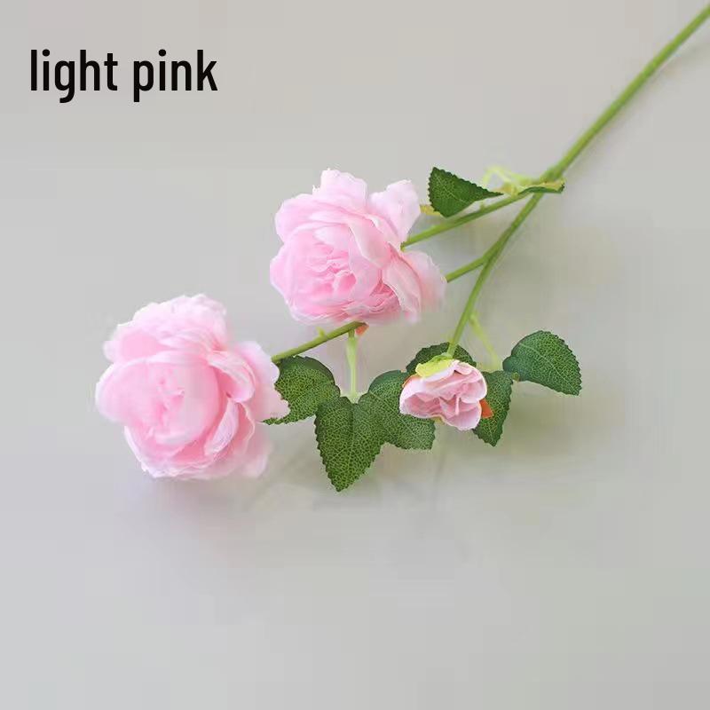 Silk Rose Flower Bouquet: Artificial Flowers for Dining, Bedroom, Living Room Decor and Creative Ornament Figurines.