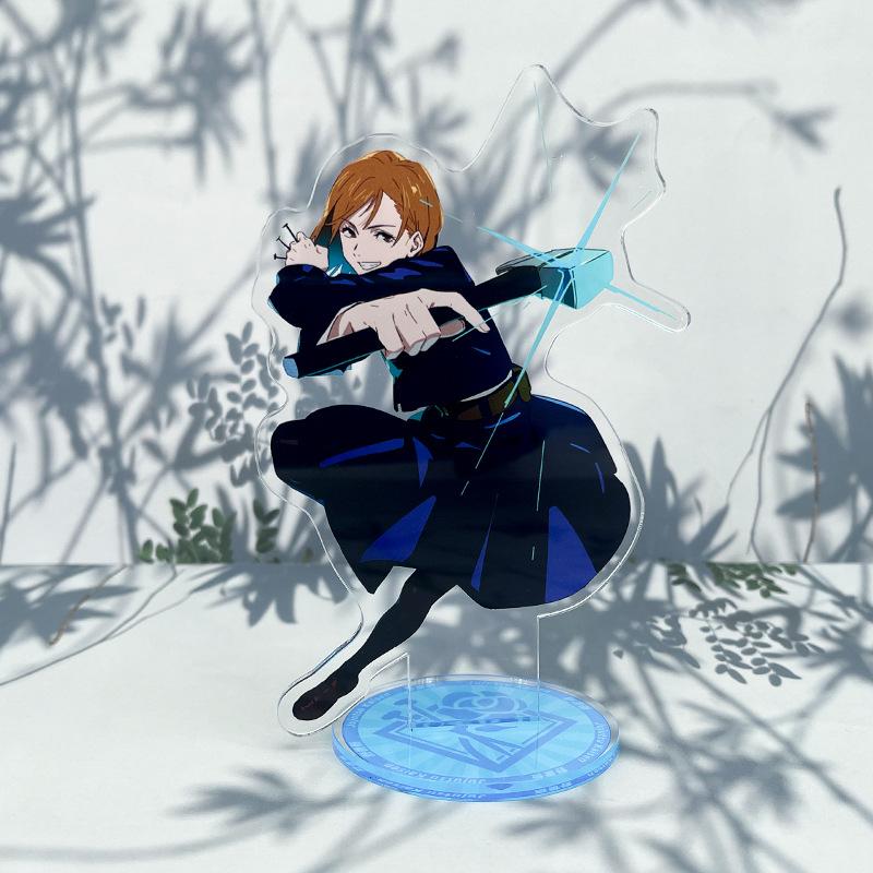 Süße Anime Geto Suguru Fushiguro Megumi Itadori Yuji Satoru Gojo Ryomen Sukuna Inumaki Toge Acryl Ständer Figur Schreibtisch Puppe Spielzeug