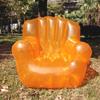 Transparenter aufblasbarer PVC-Sofastuhl Robuste Ausführung Ergonomisches Design Luftsofa zur Entspannung Außenbereich Garten Poolseite