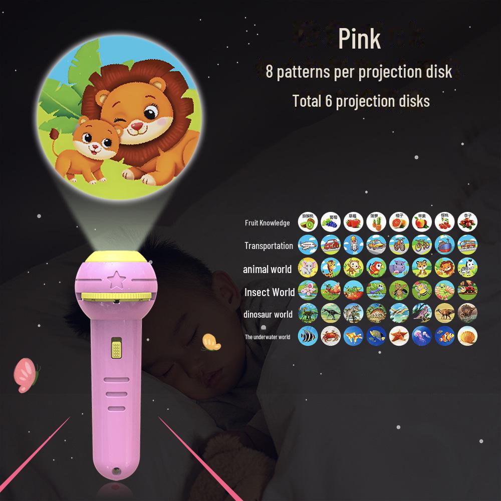 

Детский развивающий игрушечный проектор-фонарик