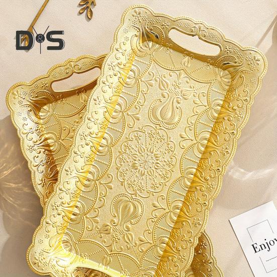Fruit Plate Serving Tray for Party Unbreakable Fruit Platter Snacks Dessert Reusable Tray Christmas Restaurant Decor