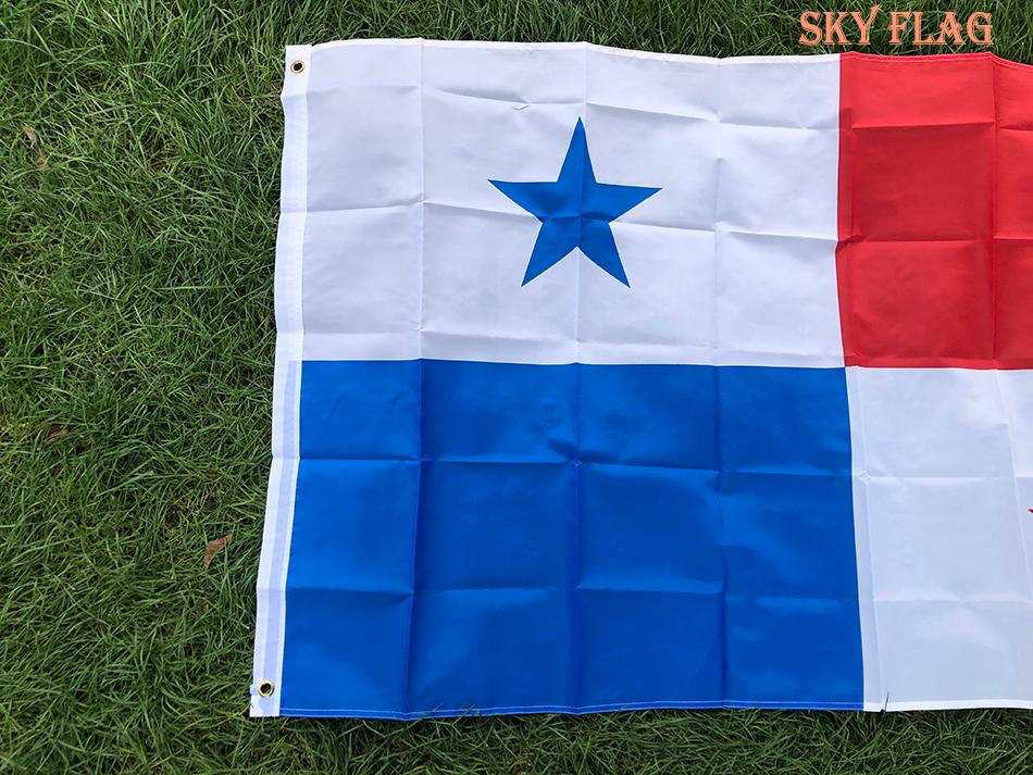 SKY FLAG Panama Flag 90x150cm Hanging Polyester Pan Pa Panama Flag Flying for Soccer