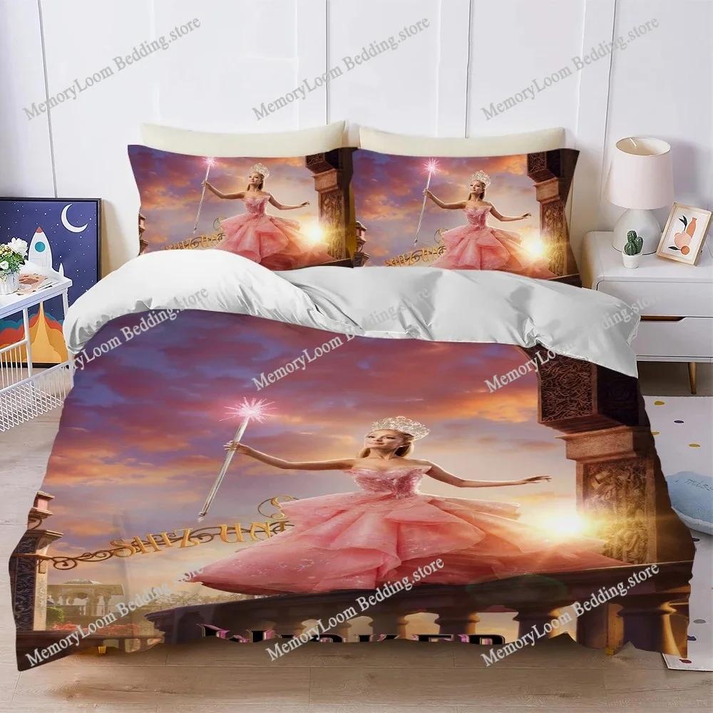 Movie W-Wicked Duvet Cover Set Home Style Bedding Soft Laundry Cotton Bed Student Dormitory Gift Home Textileextile741