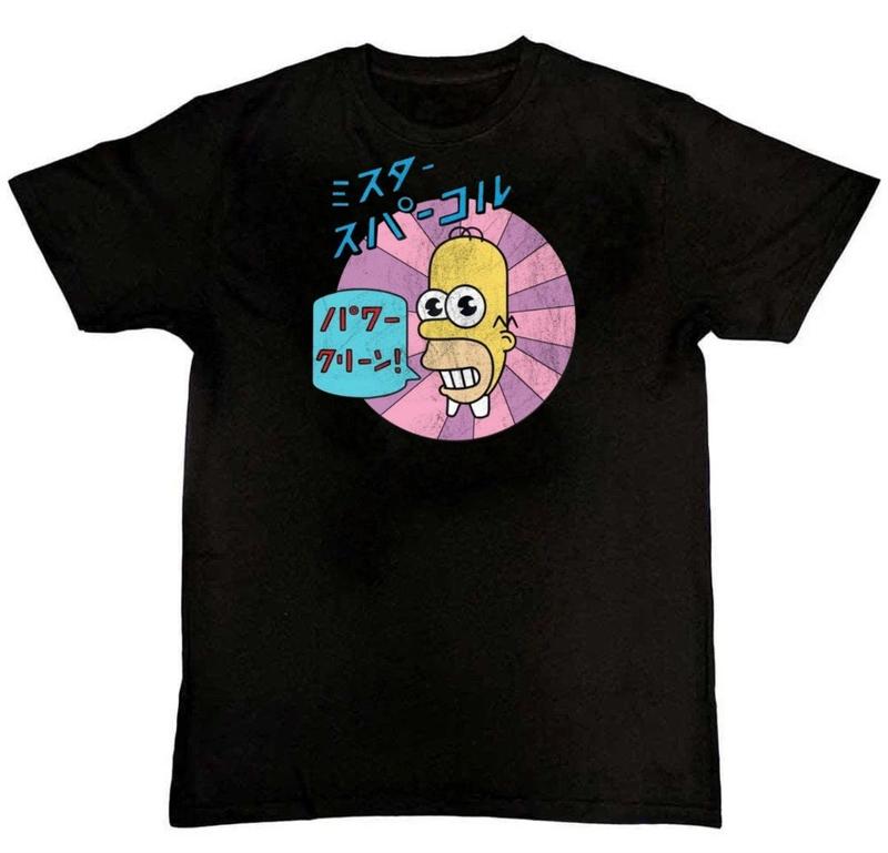 The Simpsons Mr Sparkle Graphic Print Unisex T-Shirt S