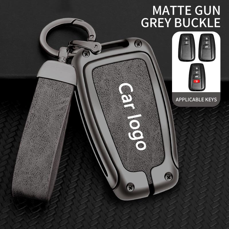 Zinc Alloy Car Remote Key Cover Case Holder Shell Fob For S0 GR Sport C-HR Gazoo RAV4 Racing Mirai Avensis Prado Accessories JH0