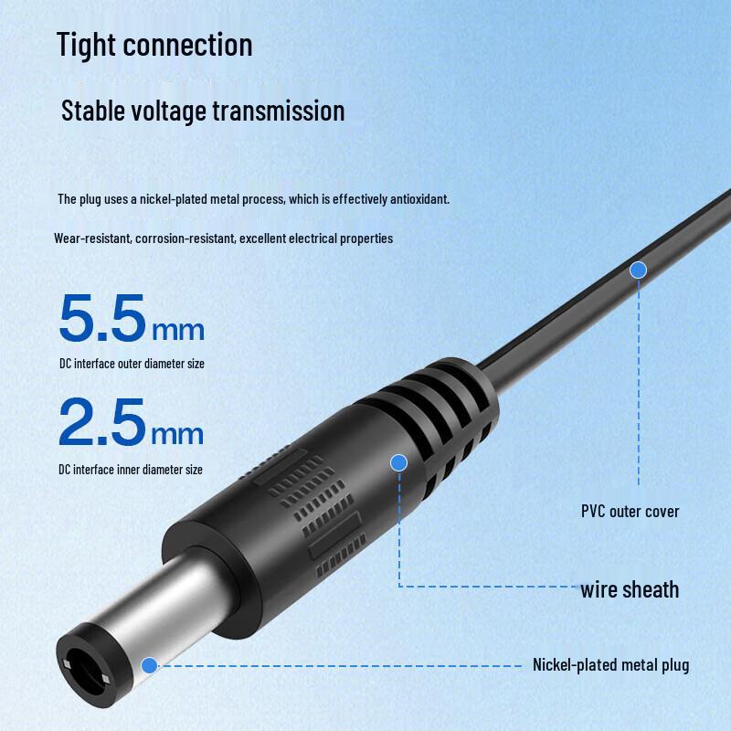 Boyang 5V 1A DC Power Adapter for Fiber Optic Transceivers