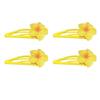 4Pcs Girl Hairpins Flower Decor Base BB Clip Base Design Hair Clips Smooth Surface Versatile Hair Accessory