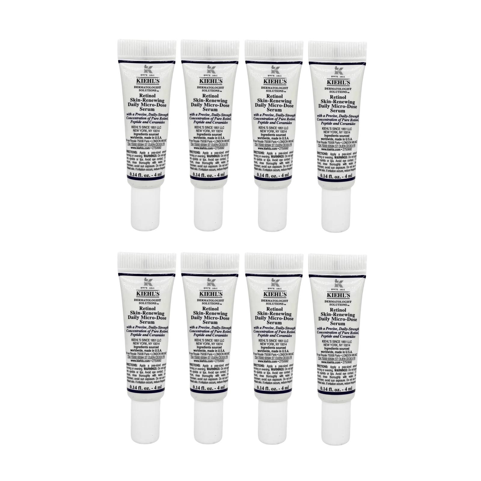 

Kiehl s Micro-Dose Anti-Aging Retinol Serum with Ceramides and Peptide Sample 4ml*8
