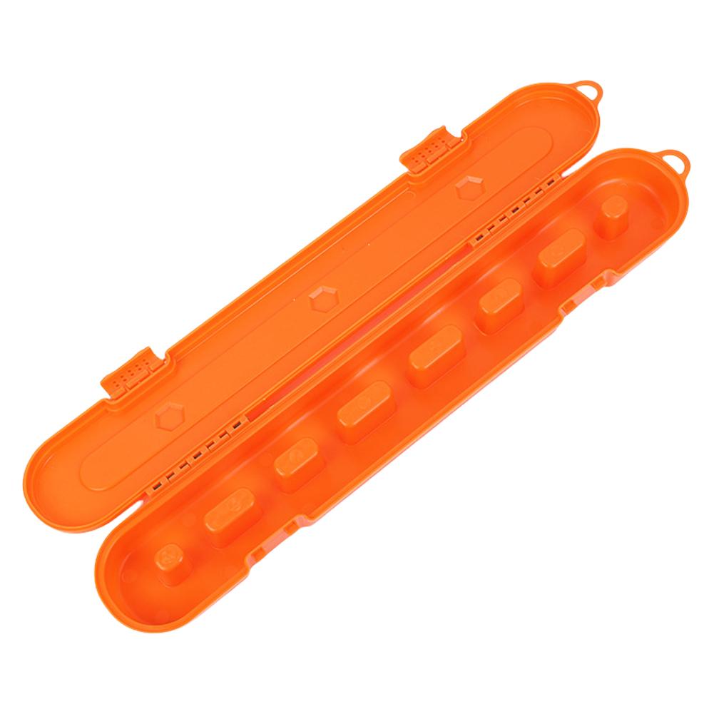 

Ящик для хранения цепи бензопилы Универсальный цепной шкафчик Чехол для переноски Портативный чехол для цепи бензопилы Органайзер для цепной пилы Инструменты оранжевый