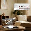 Digital Projections Alarm Clocks for Bedrooms 180° Rotatable Projector Loud Duals Alarms for Kids Elderly,Heavy Sleepers