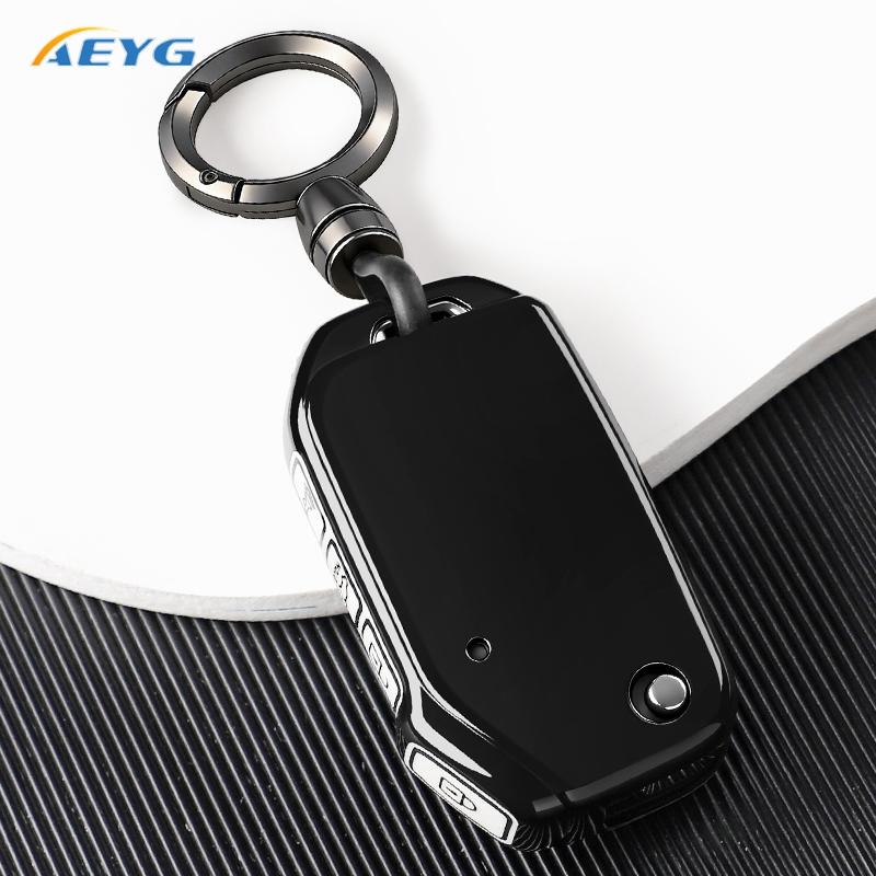 Tpu Car Folding Key Case Cover For Kia Sportage R Stinger Gt Sorento Ceed Cd Cerato Forte Fob Keychain Accessories