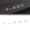 Auto-Styling 3D ABS-Kunststoff TROC T-ROC Logo Auto Seitenkotflügel Heckklappe Emblem Abzeichen Aufkleber Dekoration Auto Zubehör