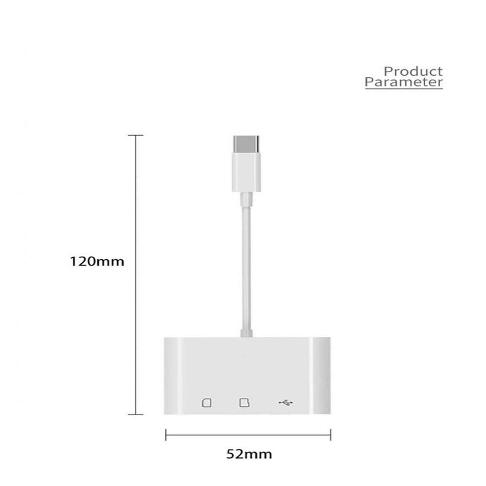 Data Transfer Cable Memory Card Reader USB Adapter Type C Card Reader USB Connector OTG Adapter
