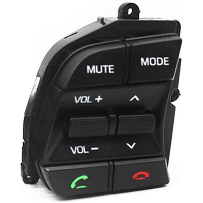 Switch Multifunction Steering Wheel Button, Push Button, Black, Touch, Manual Operation, Fit for Hyundai Sonata LF 2016-2018 / Sonata 9 1.6T