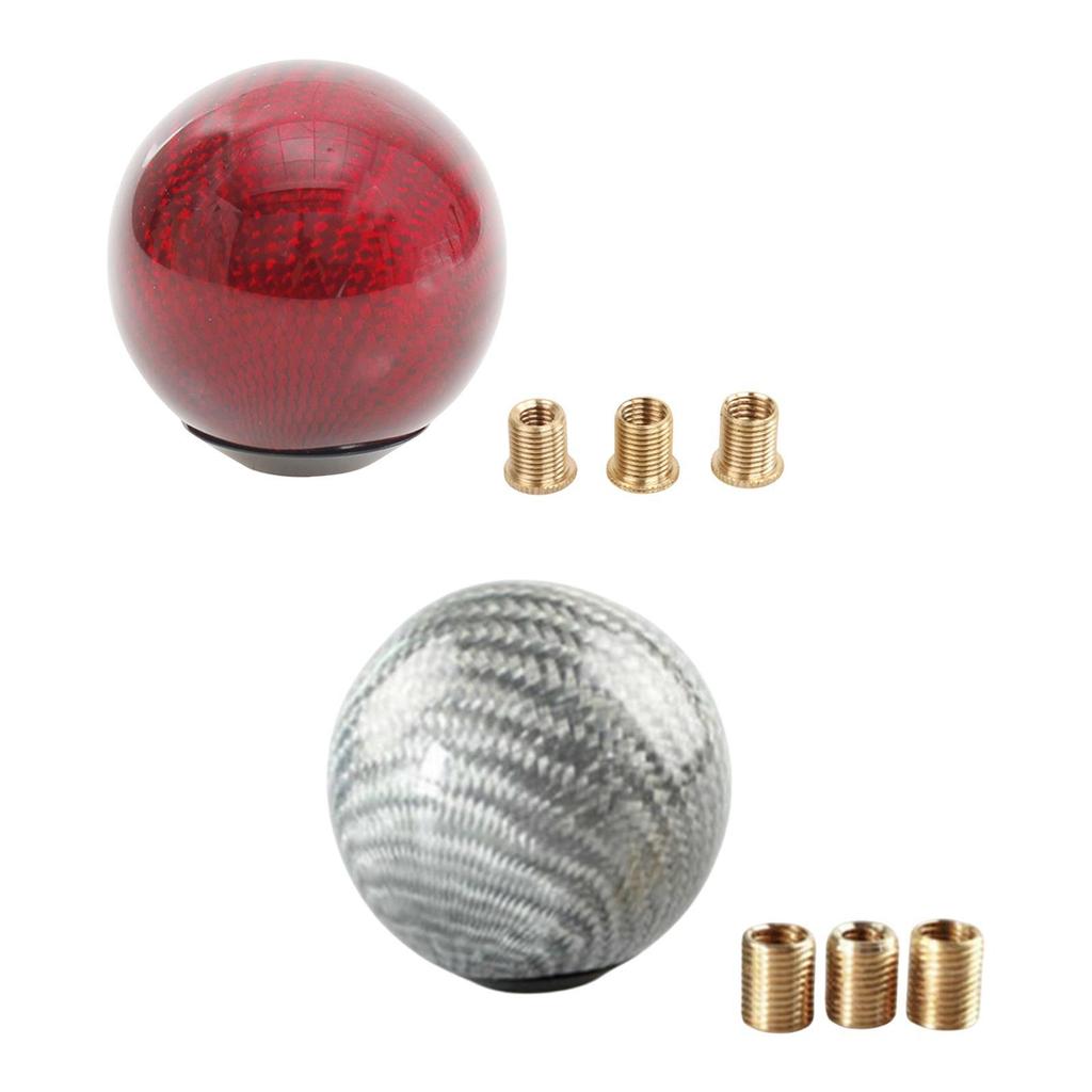 Auto Gear Shifter Knob Gear Shifting Handle Round Ball Interior Decor with Adapters Car Modification for Automotive Truck