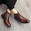 2026 Men's Fashion Chelsea Boots Comfortable Leather Upper Dry Inner Non-Slip Rubber Sole Casual Resistant Ankle Dress Boots