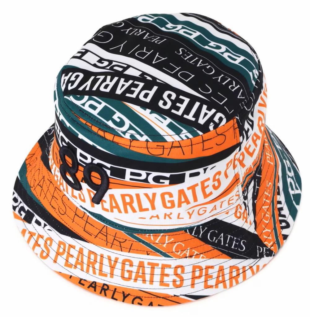 Unisex Bucket Hat Ribbon Golf Hat FR [PEARLY GATES] (Logo Pattern) / / 053-4287005 151_Orange