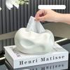Kreative Keramik-Serviettenbox mit unebener Oberfläche Kaffeetisch Schreibtisch Dekoration Minimalistische Serviettenbox Nachttisch Taschentuchbox