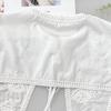 Embroidery With Decorative Collar Lace False Collar Women'S Cape White With Skirt Small Shawl Accessories
