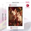 Pig Pattern  3pcs 100% Round Full Drill 5D DIY Diamond Painting Embroidery Cross Stitch Rhinestone Décor