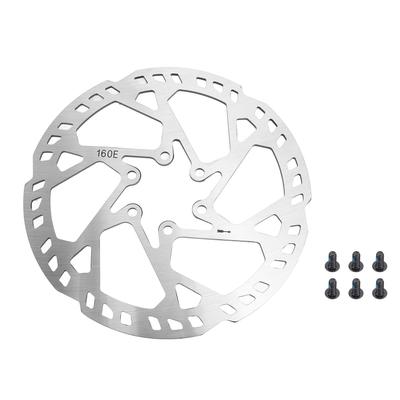 Rotor de Freno de Disco de 160 mm Espesor 2.3 mm Acero Inoxidable SUS410 Rotor de Freno de Disco de 6 Pernos para Montar