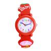 Kids' Cartoon Quartz Watch: 3D Strap, Round Case, Waterproof, Simple Design