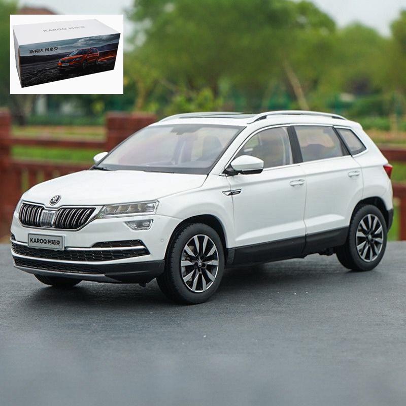 1:18 Karoq Suv Modèle de Voiture en Alliage Modèles Réduits en Métal Véhicules Modèle de Voiture Haute Simulation Collection Jouets pour Enfants Cadeau Décoration