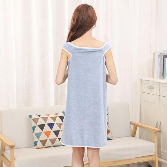 Bath Towel Wearable Soft High Water Absorption Coral Fleece Bathroom Women Wrapped Showering Body Towel Daily Use