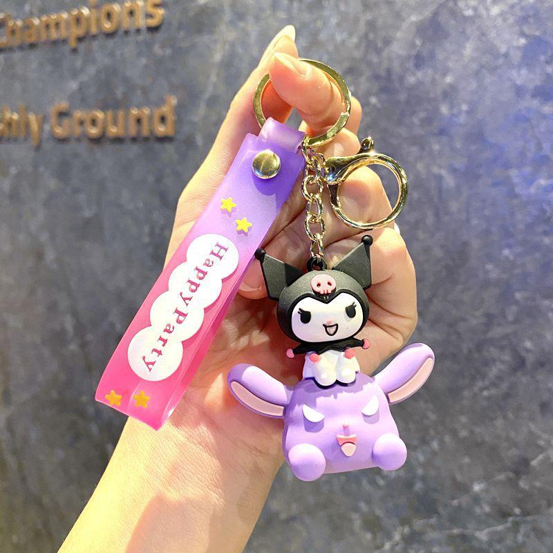 Doll Keychain Female Cute Jade Cinnamon Dog Bag Trinket Car Keychain Gift single pack
