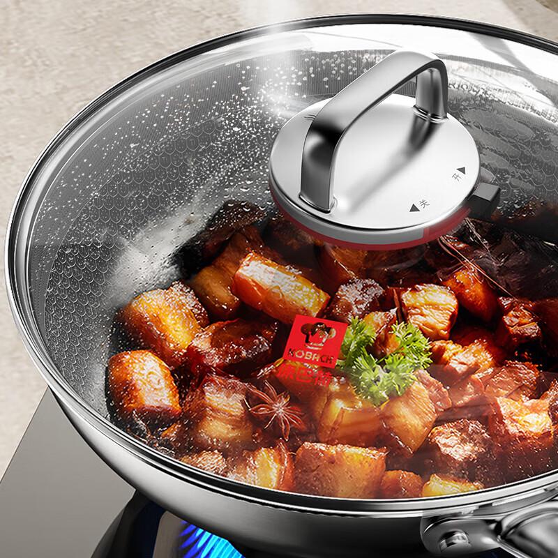 KBH Titanium Honeycomb Stainless Steel Cookware Set