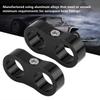 KIMISS AN10 Aluminum Alloy Hose Separator Clamp Fitting Adapter Bracket Universal (Black)