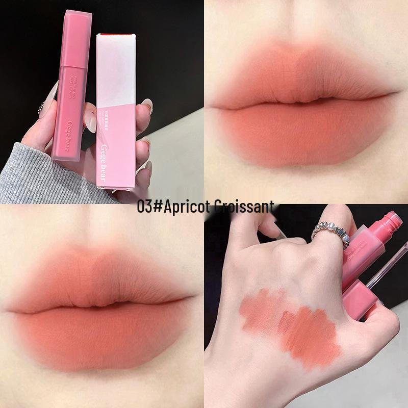 

Gege Gogo Little Bear Powder Mist Lip Mud - Мягкий матовый бархатный нюдовый макияж для студентов и вечеринок 2g