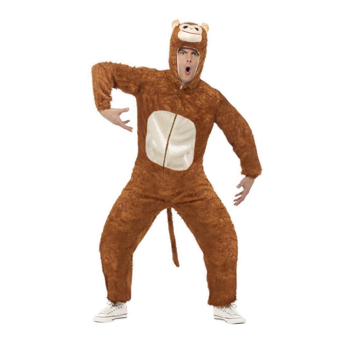 Smiffys Body unisex scimmia per adulti M marrone