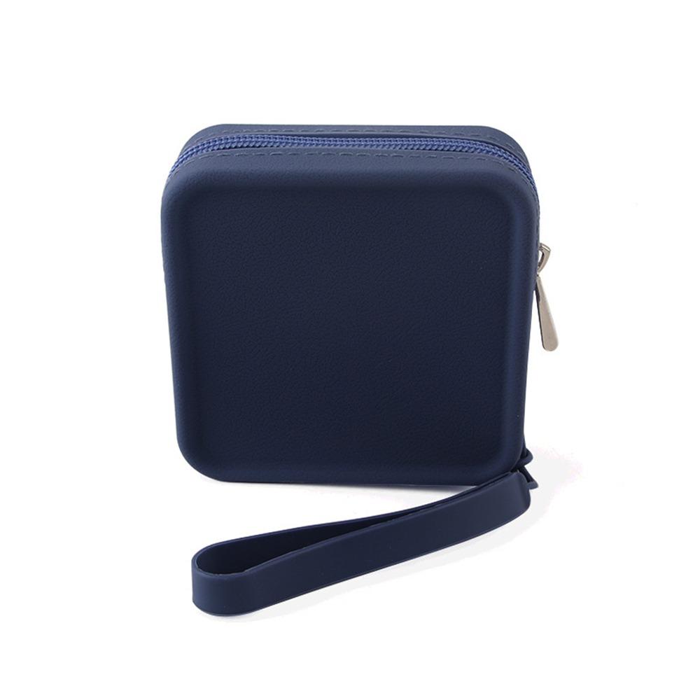 Portable Silicone Makeup Organizer Bag Zipper Multi-Function Earphone Pouch Waterproof Coin Purse Women Girls