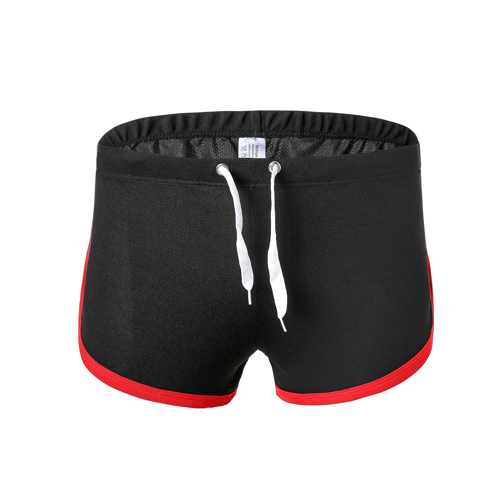 

Мужское сексуальное нижнее белье, шорты-боксеры, трендовые индивидуальные лоскутные молодежные шорты-боксеры M чёрный