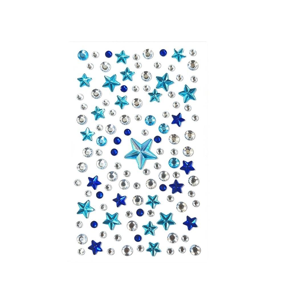 Makeup Bedazzling Sticker with Adhesive Backing Crystal Gem Sticker  Christmas Party