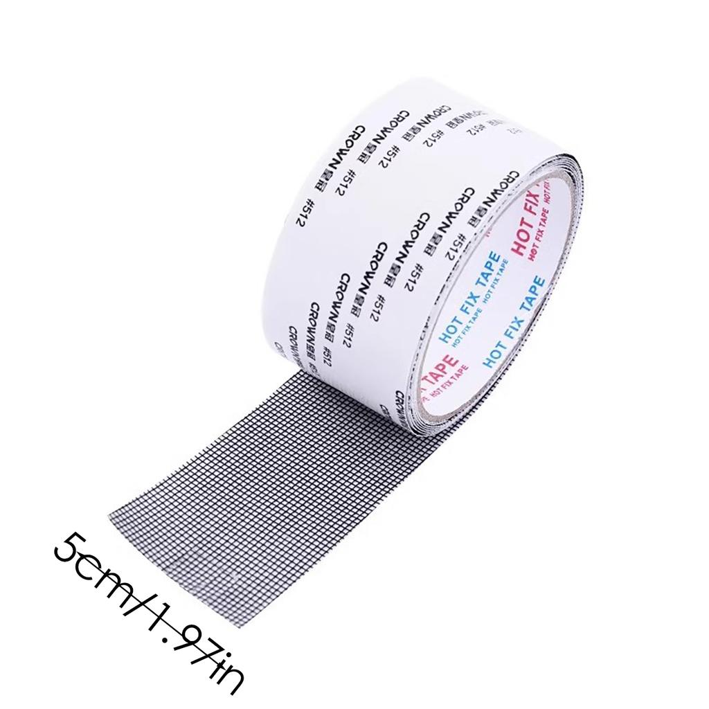 Waterproof Window Screen Repair Tape Door Window Fix Self-adhesive Net Patch Anti-Insect Mosquito Mesh Broken Holes Repair Stick