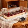 Dust-proof Cake Packaging Box Non-slip Bottom Bread Storage Container Cake Display Tray  Hotel
