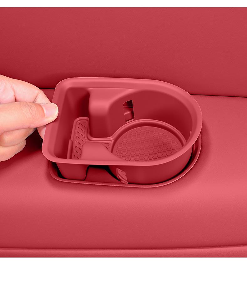AITO M7/M8M9 3rd Row Cup Holder Silicone Pad - Anti-scratch Interior Accessory for 26 Models