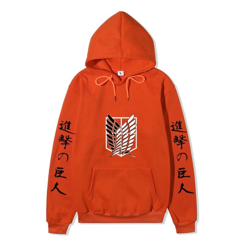 Útok na obří mikiny Anime Allen Investigation Corps Tisk Mikina Bunda Top Mikiny Muži Ženy