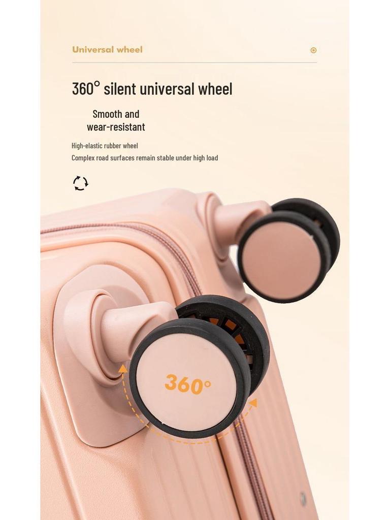 Multifunctional Large-Capacity Suitcase with Wide Handle and Combination Lock for Travel