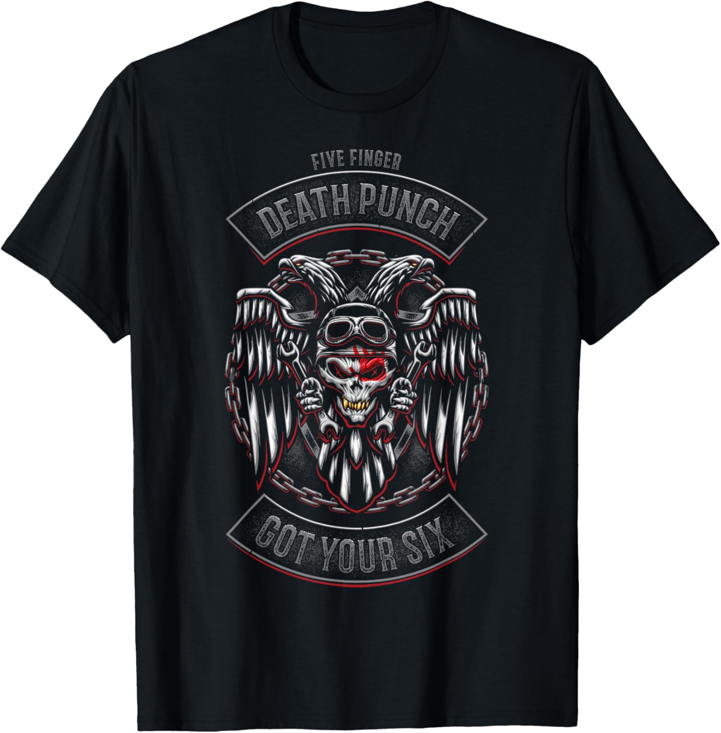 5FDP Biker Badge Got Your Six Unisex T-Shirt L